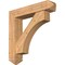 Ekena Millwork Westlake Arts and Crafts Smooth Bracket w/ Offset Brace, Western Red Cedar, 7 1/2"W x 36"D x 36"H BKT0806X36X36WTL03SWR - alternate 1